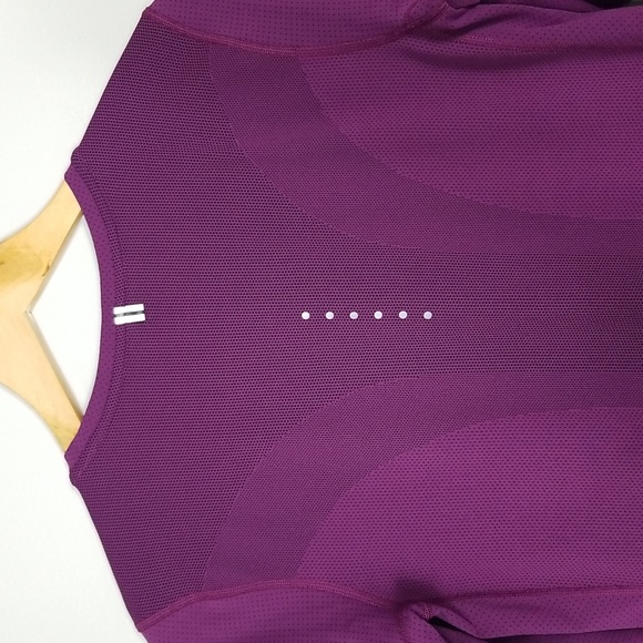 NIke Running DRI FIT Long Sleeve Purple Size Small - Picture 10 of 13